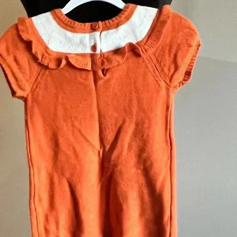GIRLS CRAZY EIGHT (GYMBOREE) BEAUTIFUL PUMKIN DRESS SIZE 2 YEARS - Picture 3 of 7